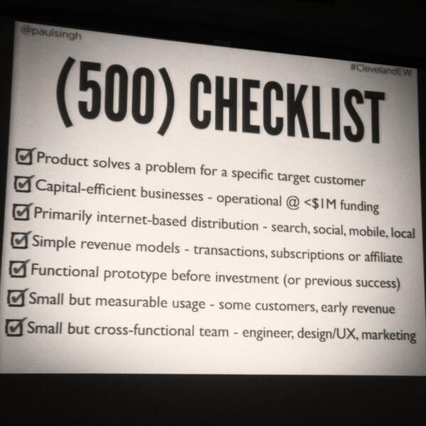 TheCityClub's tweet photo. @paulsingh's checklist. #CityClub #ClevelandEW http://t.co/b8sxmFB7wD