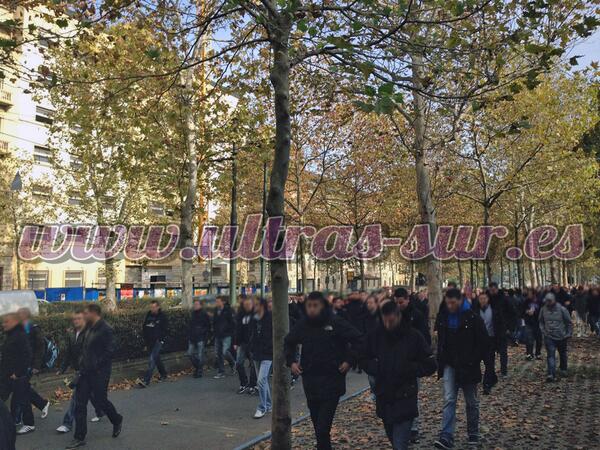 Ultras Sur on Tour. Turín 2013 (2)