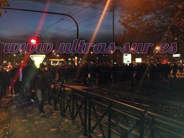Ultras Sur on Tour. Turín 2013 (5)