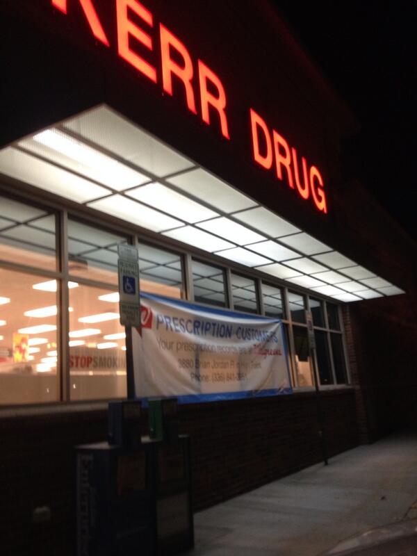 armadilloRCC's tweet image. “@nzanchor: #Walgreens is taking over #KerrDrug - I'm at a location that's closing tomorrow. #sad #nice people http://t.co/YzyBpO8Iti”