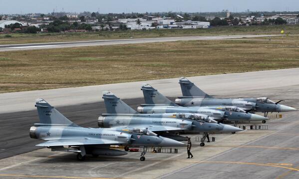 Brazilian deltas prepare for one of their last flights! #CRUZEX2013 air war exercise in Latin America. @portalfab