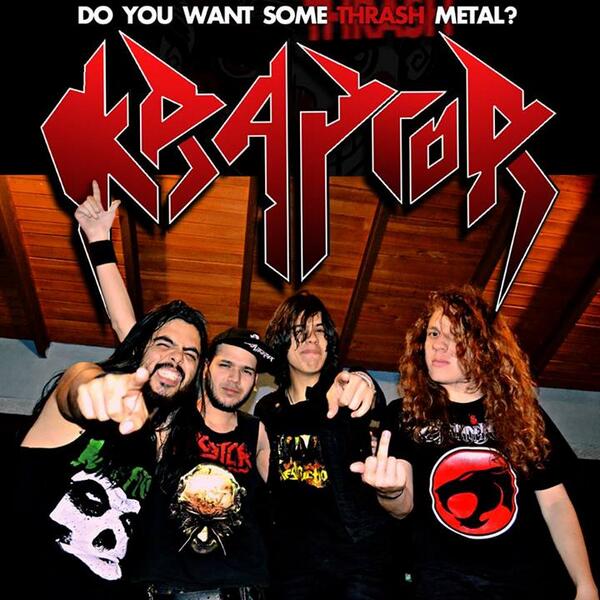 kraptorband's tweet image. Do you want some #Thrash Metal? | facebook.com/kraptorofficial