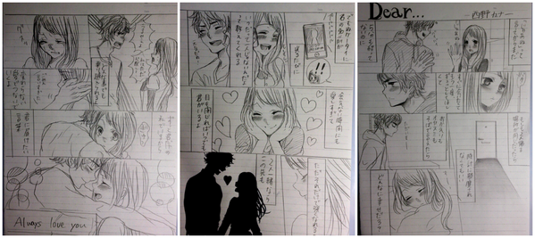 西野カナのDear…を漫画にしてみた #素敵だなと思ったらRTしてもらえると嬉しいです