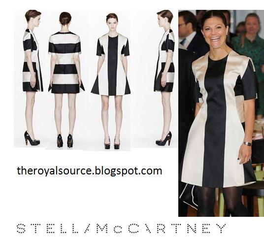 Zenvuh's tweet image. Crown Princess Victoria wore Stella McCartney today! Love it or hate it? #royalfashion