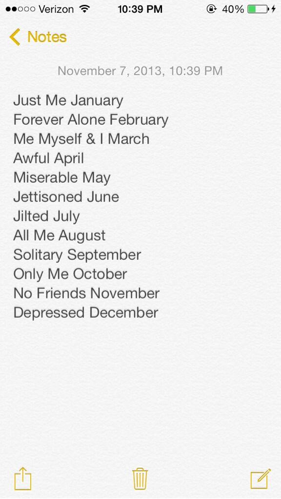 0ntheFr1tz's tweet photo. Here's a complete calendar for all the friendless folks http://t.co/tURvLpsUYp