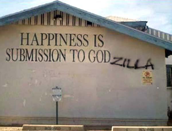 ZombieRiot's tweet photo. Happiness is... #lol #horror #godzilla http://t.co/GXVQ9ZZj95