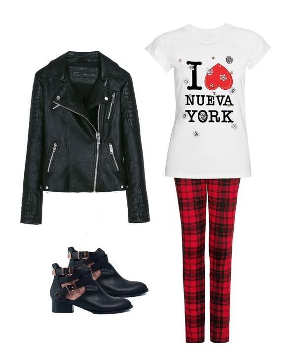 theteelab's tweet photo. ¿Quieres tener un finde rockero? Atenta al outfit con prendas de @theteelab @Aurevoircindere #mango y #zara http://t.co/kvLQUGy32m