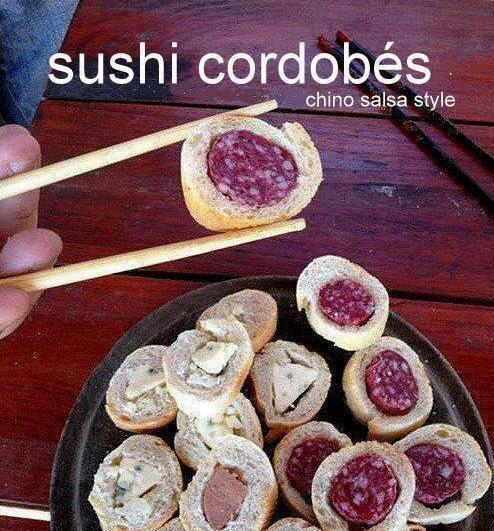alobelgrano's tweet photo. "@MPeirotti: Miren, porteños, les traigo de regalo un poco de #SushiCordobés. http://t.co/lyou5oai3D"