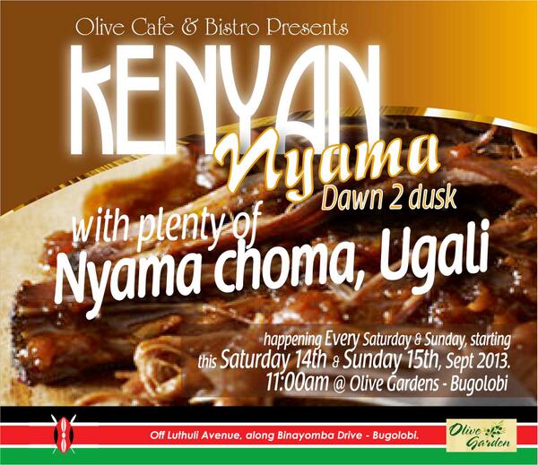 Olive Garden Bistro On Twitter For The Best Kenyan Food Nyama