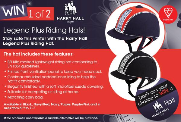 WIN 1 of 2 Harry Hall Legend Plus Riding Hats! Enter here: woobox.com/nxidrj Please RT