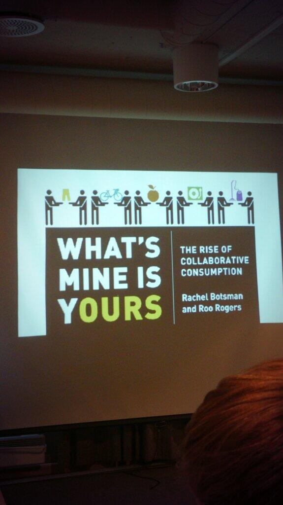 Ny trend: låning og deling. Julie Holck gir oss spennande idear og refleksjonar rundt byutvikling. #bykonf2013