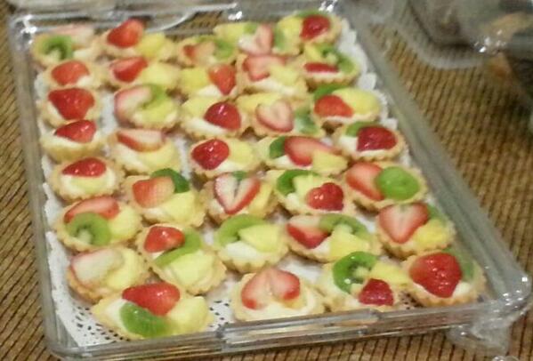 Smartbakery's tweet image. تارت بالفواكه