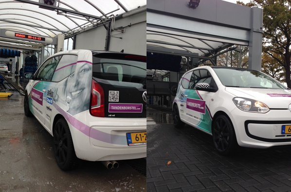 Zo poetsen wij onze tanden(borstelauto) helemaal #schoon #tandenpoesten