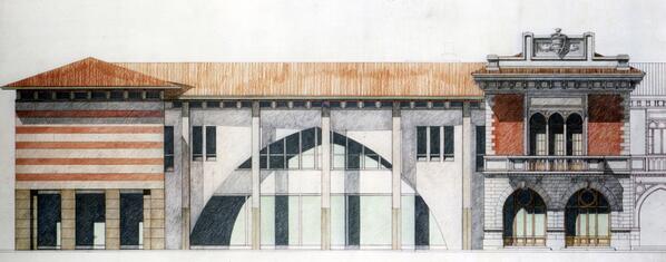 ManixPonzio's tweet photo. #Mortegliano municipio: disegno del progetto realizzato per l'ampliamento del municipio di Mortegliano (1985-1989) http://t.co/ytCOfn5yvq
