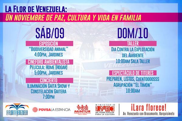 ¿Listos todos para disfrutar de nuestras actividades? ¡¡LARA FLORECE!!