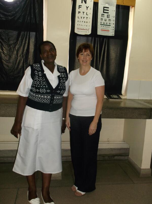 WHSCTVISION2020's tweet photo. Rose and Doreen. Theatre nurses #westerntrust #tanzania http://t.co/lWS9ZeMVtR