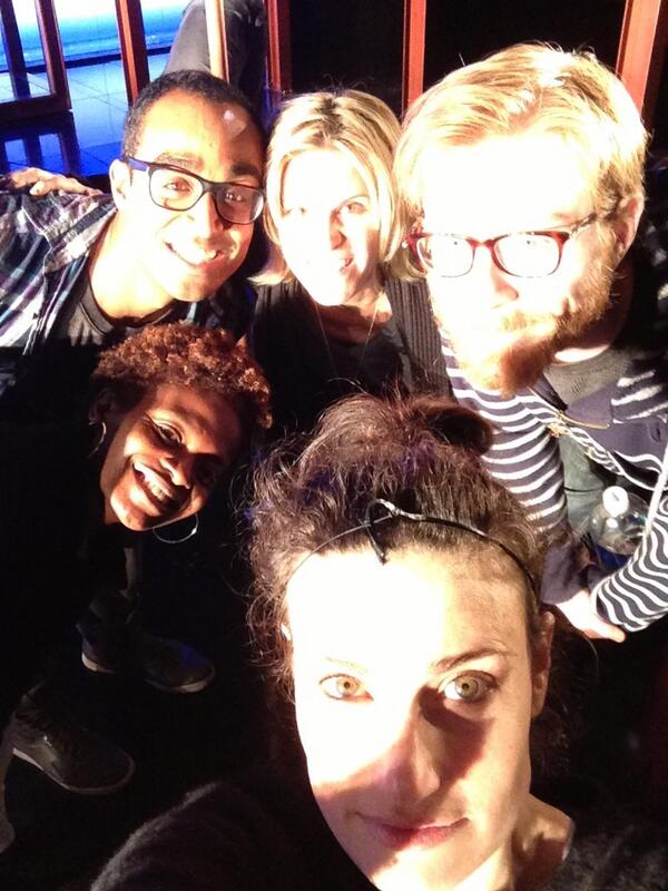 idinamenzel's tweet photo. Shows by night. Rehearsal by day. I love these people http://t.co/gLCF8T9rab