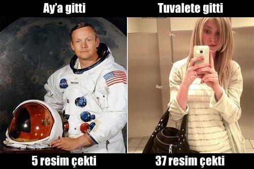 Ay'a gitti 5 resim çekti..... :DDDDD