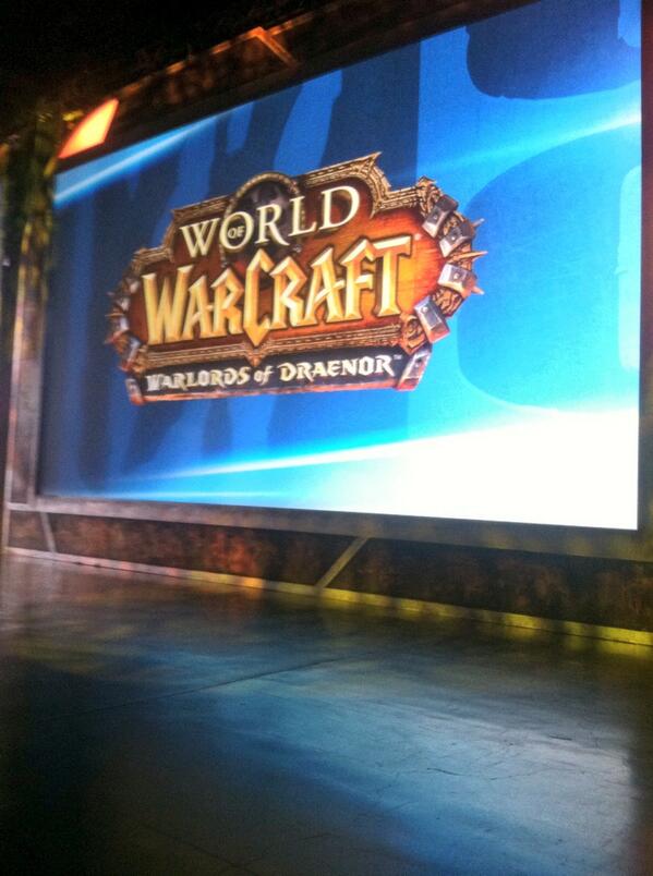 Warcraftjen's tweet photo. Warlords of Draenor confirmed! @Warcraft http://t.co/8owZ5nGONe