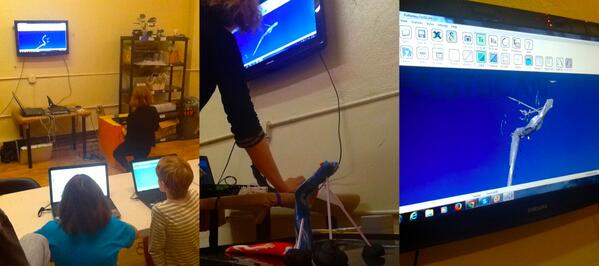 robotfoundry's tweet image. Great class yesterday -- multimedia artist @sophiekahn worked w/our students as we explored 3D modeling &amp;amp; printing!