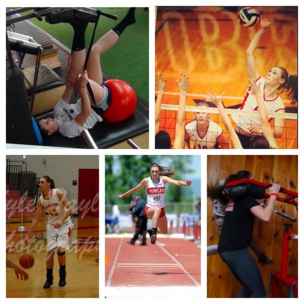 Things I miss most from high school. Volleyball, Basketball, Track and training at @Corexcell ❤️