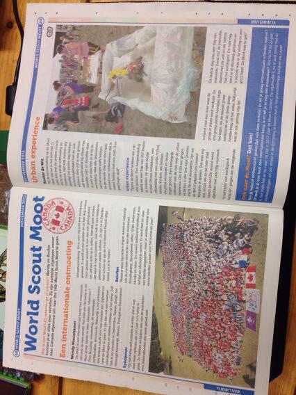 En we staan ik het scouting magazine