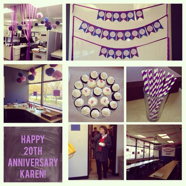 ConnerInsurance's tweet photo. Today we celebrated Karen Adams who has been with Conner Insurance for 20 years! We threw her a surprise party! http://t.co/t0HzgcIhE0