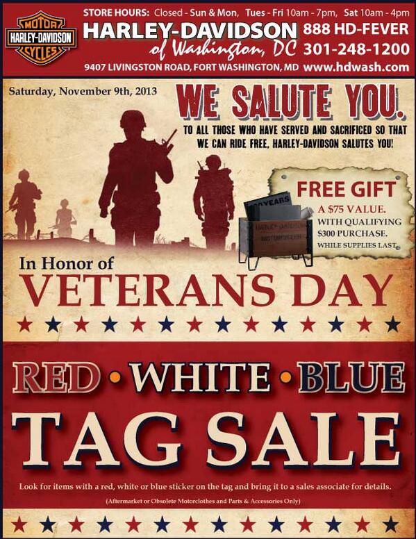 HDWashington's tweet image. Join us tomorrow to honor our vets! #VeteransDay @HDWashington