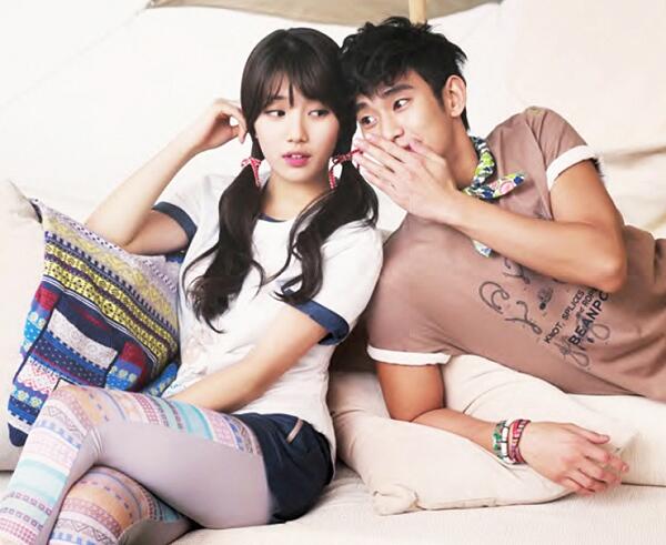 allkpop's tweet photo. Suzy and Kim Soo Hyun chosen as the best CF stars of 2013 http://t.co/57JPTWmeHg http://t.co/77l0fhWGoZ