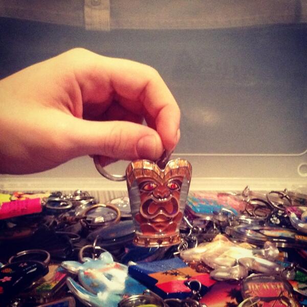 KeychainCI's tweet photo. Member @keychainaday w/ new #keychain from #hawaii! http://t.co/4oIYYqUcmM