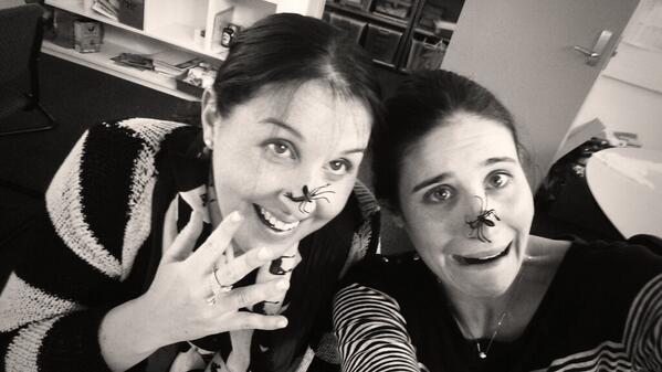 MegBerriman's tweet image. Silly school fun with my twin #twins #sameday #sameyear #teachers #hockeyplayers #freaky