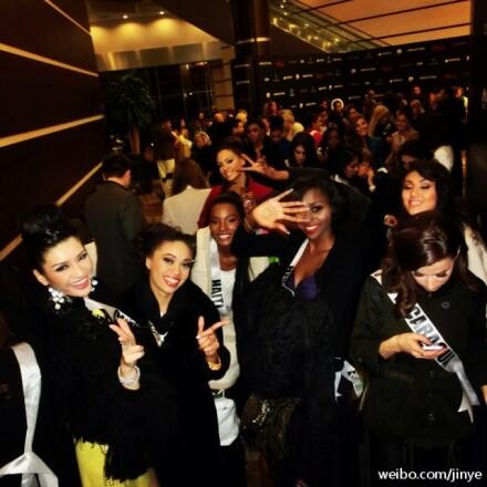 Today is the day! #MissUniverse #Moscow 2013, here we go! ~#MissChina Team