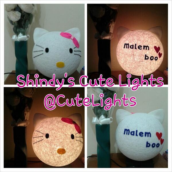 Kado special? Lampu Tidur unik aja. Pilih katakter sendiri,, tulis nama sendiri. Gak pasaran :)