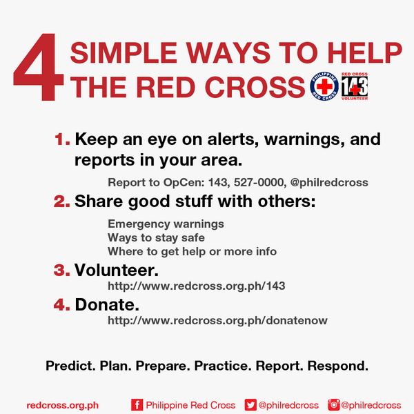 Want to help Red Cross? Here's how. Please retweet.