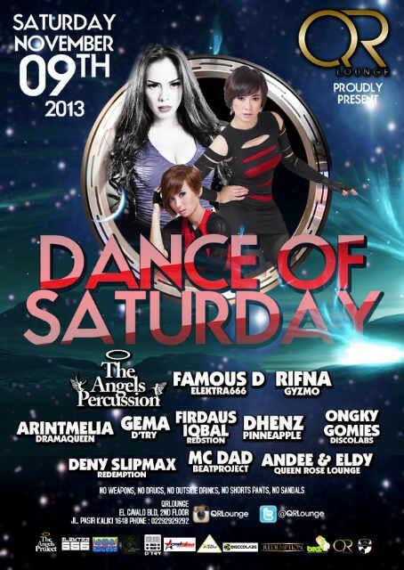 #TONIGHT Nov'09th &amp;quot;DANCE OF SATURDAY&amp;quot; <a href="/QRlounge/">QR Lounge</a>....be there guys....
