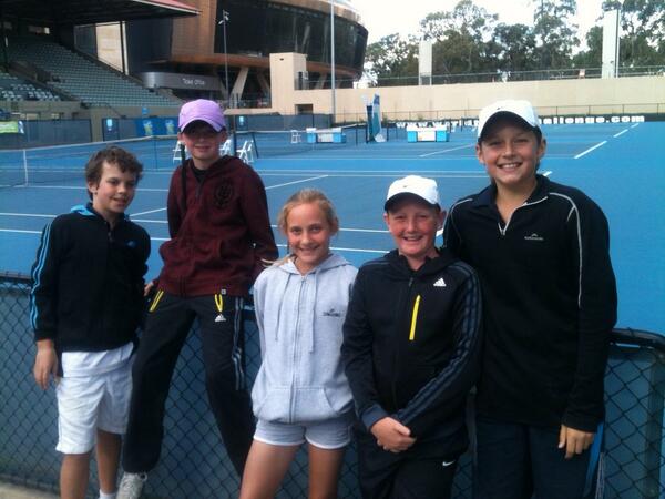 Coro kids off to 12s camp! Good luck! <a href="/TennisAustralia/">TennisAustralia</a> <a href="/Project_Talent_/">Project Talent</a> #samwalltennis #6outof20kidsfromcoro