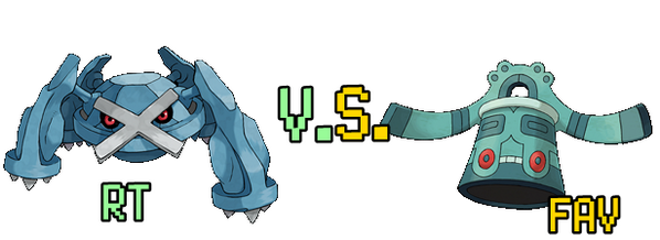 PokemonRToFAV's tweet photo. RT - Metagross / V.S / FAV - Bronzong http://t.co/n4qo1csYro