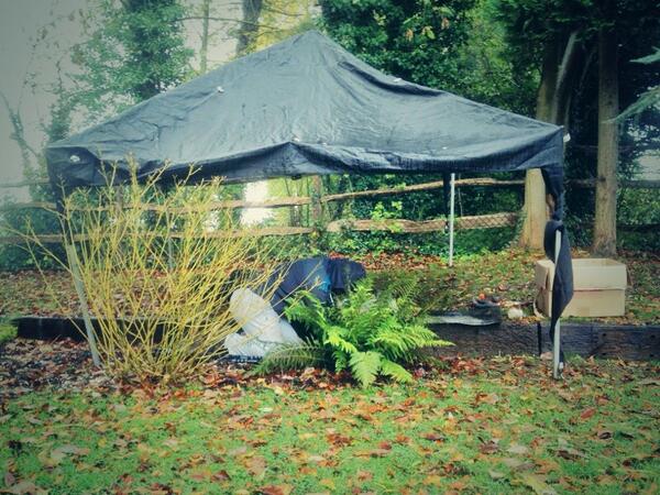 lightinggardens's tweet photo. Rain rain go away... This garden won't light it's self. http://t.co/xVP3cW8ZyZ