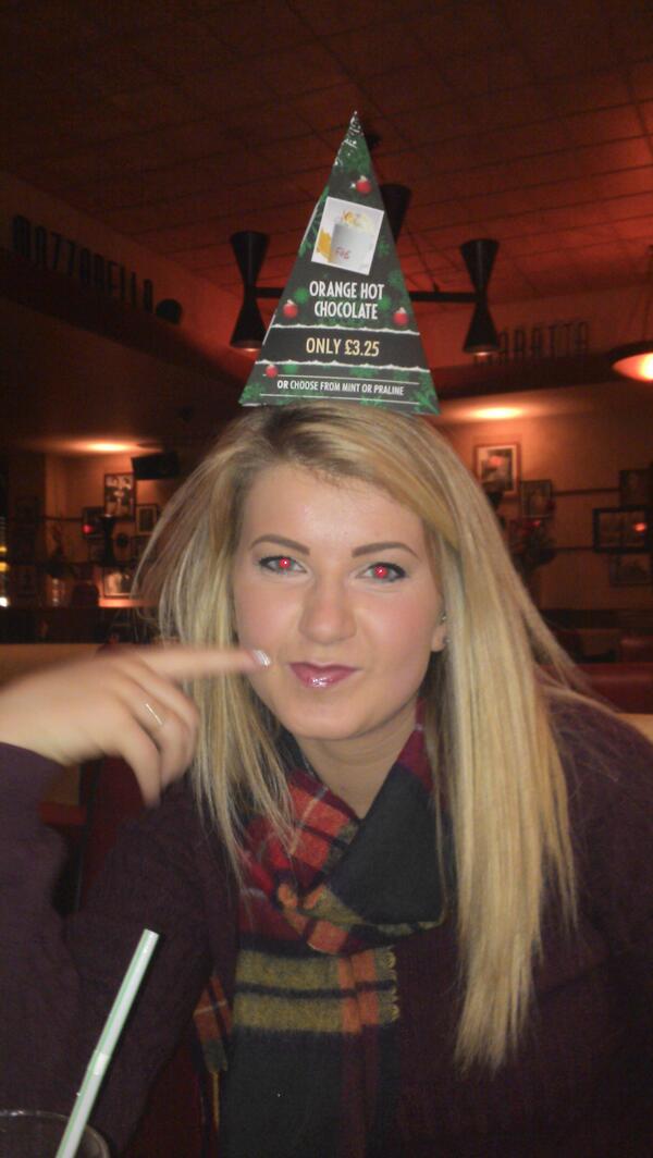 GrantEllie's tweet photo. Frankie&amp;Benny's with ma fav girly #menuhat #xmas #chickywings #congratsbear #sexysteph @_stephallen http://t.co/ayddKPVXfz