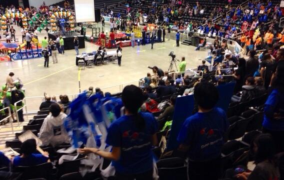 KangaScience's tweet photo. Getting ready to bring it at BEST Robotics Regional Championships! Go Chipper Cats!!! http://t.co/G9Or8FJlTY