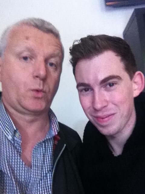 CarlLoben's tweet photo. The newly-crowned 'No.1 DJ in the world', seen here with #Hardwell ;) #Top100DJs @DJmag http://t.co/CcXz4B4YoI