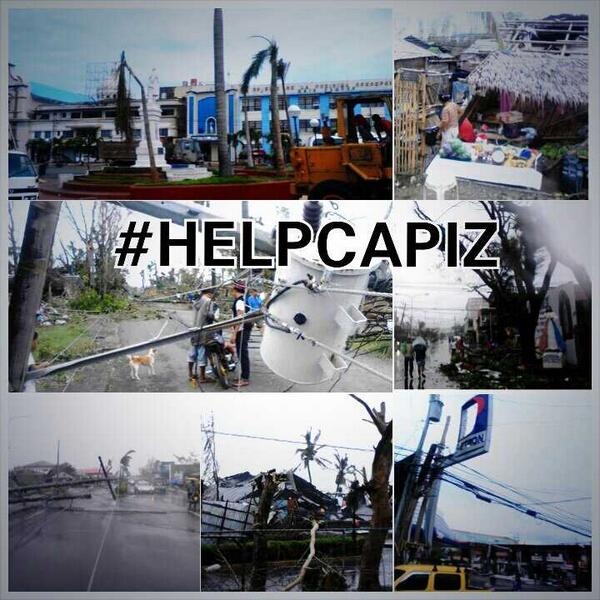 AlodiaAlmira's tweet image. RT &quot;@Clintoinks: #HelpCapiz No Media Coverage, No signal, almost 95% of Capiz totally down.#PrayForThePhilippines  &quot;