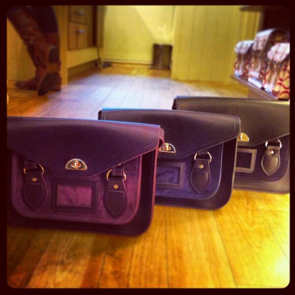 CSC_Cambridge's tweet photo. So excited to have the new shoulder bags in store! #black #navy #gothicgrape #suede #cambridge http://t.co/WN88IJ4lVM
