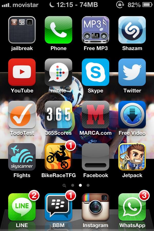 Alexander16195's tweet photo. apple me la jugó actualizando facebook... http://t.co/f3caMcCdg2
