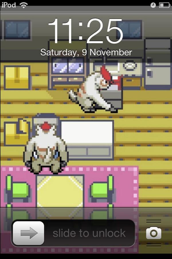 RubyTheTrainer's tweet image. My lock screen :)