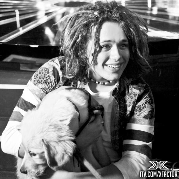 TheXFactor's tweet photo. CUTE OVERLOAD! @LukeFriendMusic's dimples AND a @guidedogs puppy all in one photo. All together now: AWWW... #XFactor http://t.co/M9jcNM8WAH