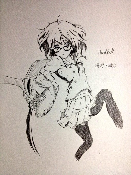 珍しく一本のシャーペンで描きました。
リクエストの作品です!
#絵描きさんと繋がりたい 
#シャーペン模写 
#上手いと言ってくれる人RT 
#境界の彼方 