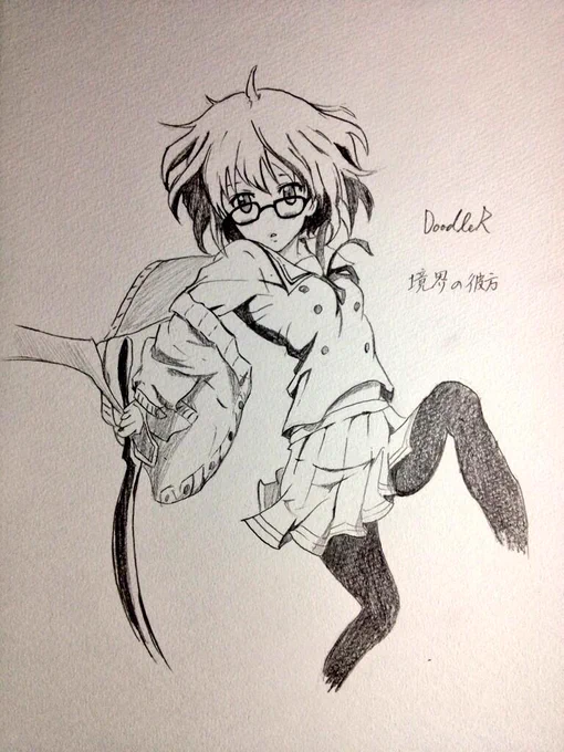珍しく一本のシャーペンで描きました。
リクエストの作品です!
#絵描きさんと繋がりたい 
#シャーペン模写 
#上手いと言ってくれる人RT 
#境界の彼方 