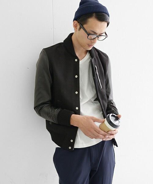 好きに URBAN RESEARCH ラムレザー スタジャン - linsar.com