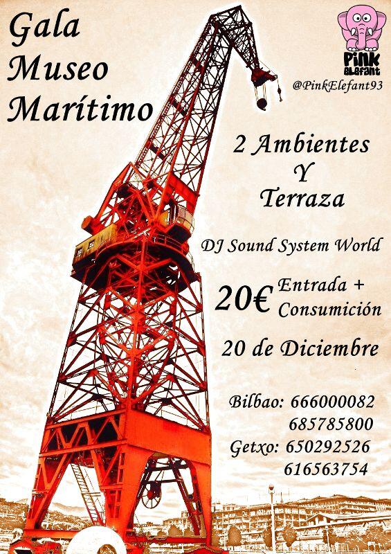 PinkElefant93's tweet photo. Aquí tenéis el cartel de la Gala Museo Marítimo! http://t.co/rTS7CtkUDw